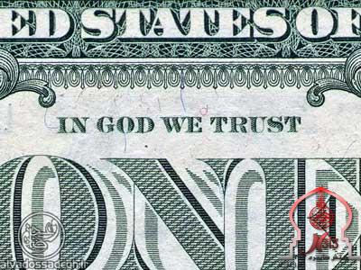 عبارت in god we trust در دلار آمریکا