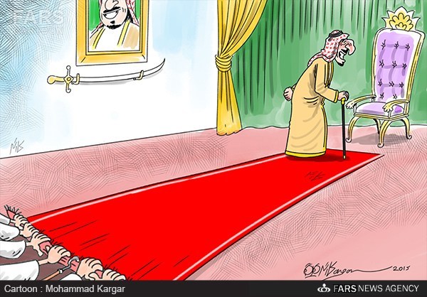 کاریکاتور / احتمال کودتای داخلی علیه پادشاه عربستان!
